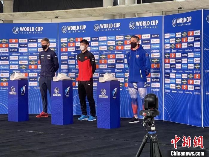 我國速滑在國際大賽上取得的第一個男子1000米金牌?！『邶埥◇w育局提供