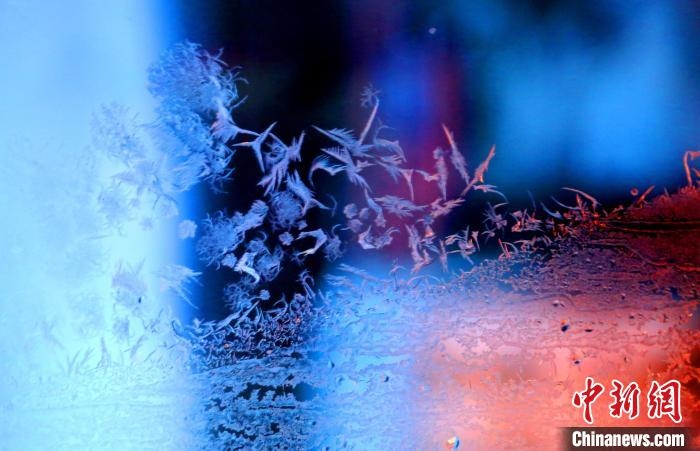 點點冰花像一個個小精靈?！O書程 攝