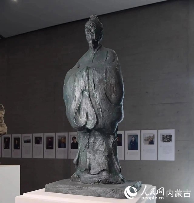 吳為山作品《管子》。實習(xí)生 楊光攝