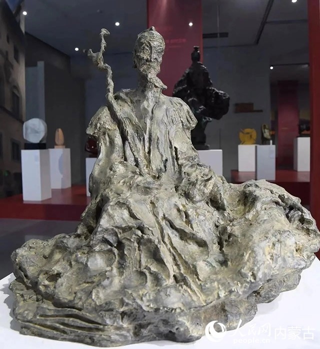 吳為山作品《莊子》。王劭凱攝