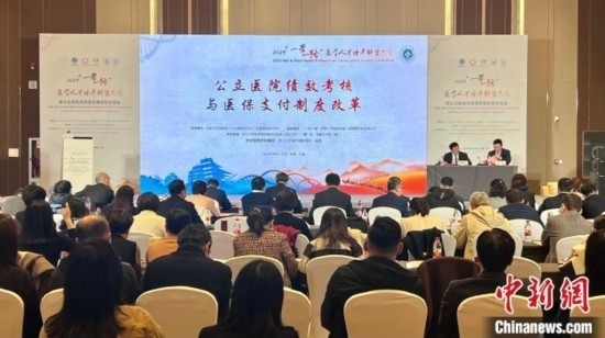 《公立醫(yī)院績(jī)效考核與醫(yī)保支付制度改革》分論壇現(xiàn)場(chǎng)。董易鑫 攝