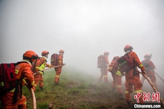 演練現(xiàn)場。瀘州消防供圖