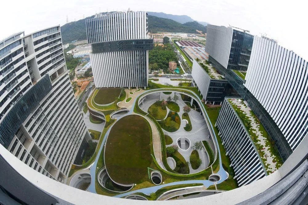 △位于深圳的光明科學城啟動區(qū)。預計今年啟動區(qū)的合成生物大科學裝置將部分投入使用。