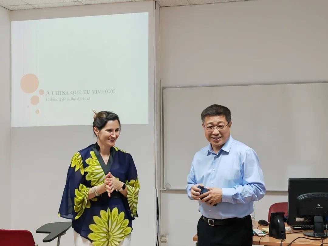 里斯本大學(xué)孔子學(xué)院組織漢語角活動(dòng)。 圖片來源：里斯本大學(xué)孔子學(xué)院公眾號(hào)