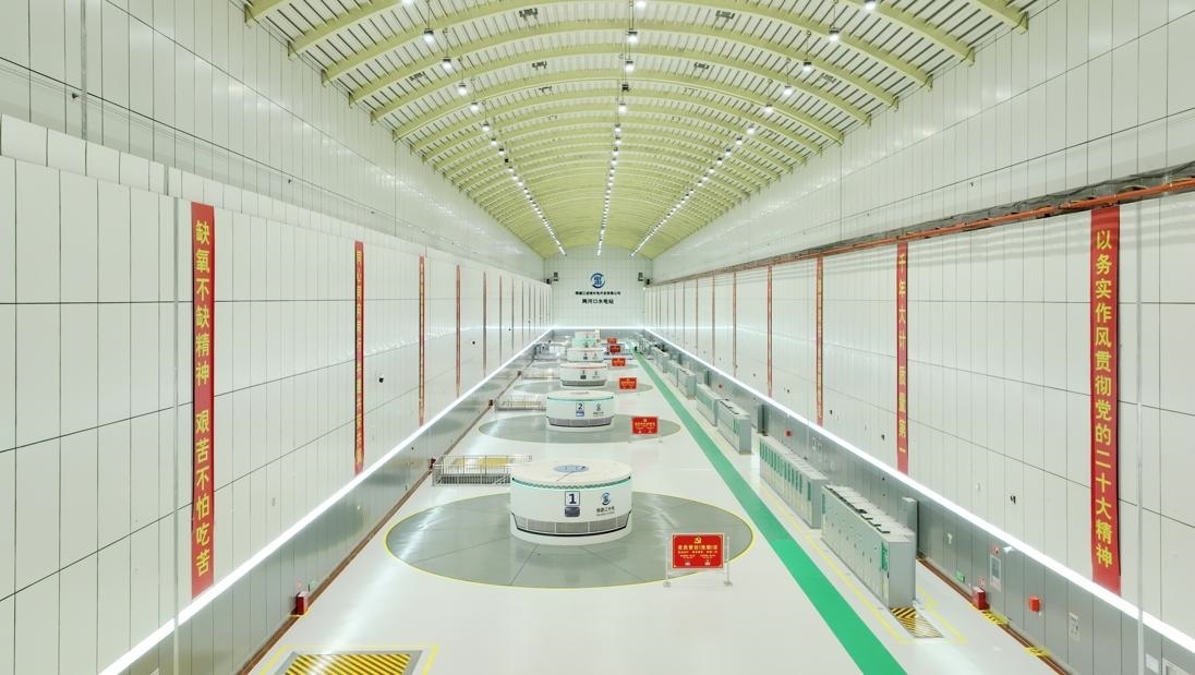 雅礱江兩河口水電站地下廠房。受訪者供圖