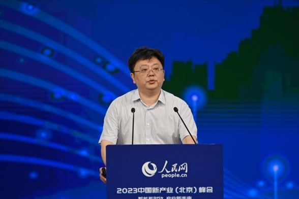 傳播內(nèi)容認知全國重點實驗室首席科學家張勇東。人民網(wǎng)記者 于凱攝