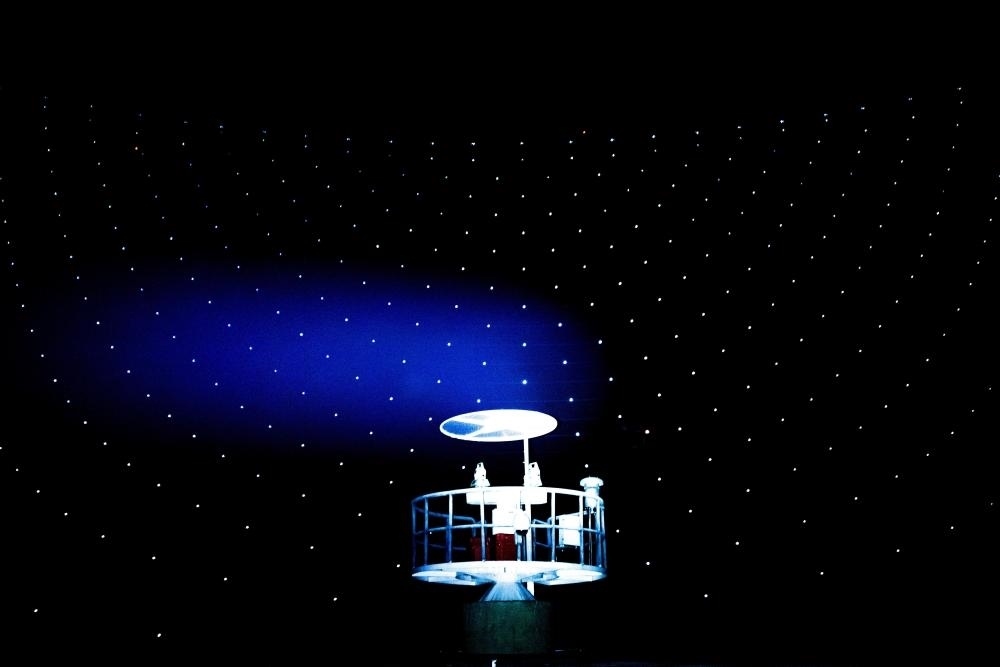 2021年3月29日拍攝的“中國天眼”測量基墩（維護(hù)保養(yǎng)期間拍攝）。新華社記者 歐東衢 攝