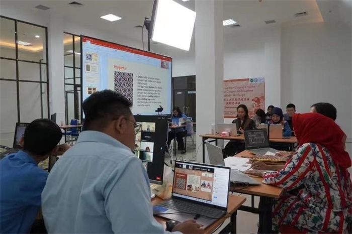 活動(dòng)現(xiàn)場。供圖：印尼三一一大學(xué)孔子學(xué)院