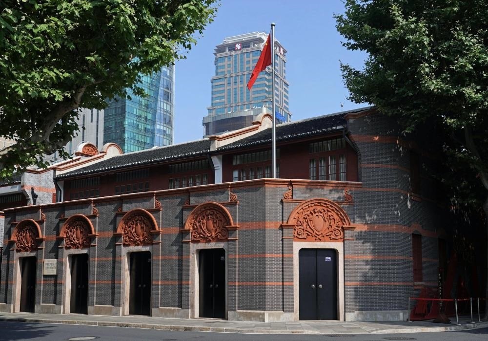 2023年6月9日拍攝的中共一大會(huì)址外景。新華社記者 劉穎 攝