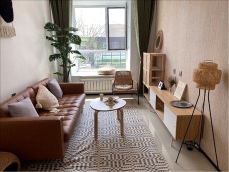 輝山英才社區(qū)樣板間。北京外國(guó)語(yǔ)大學(xué) 許青攝