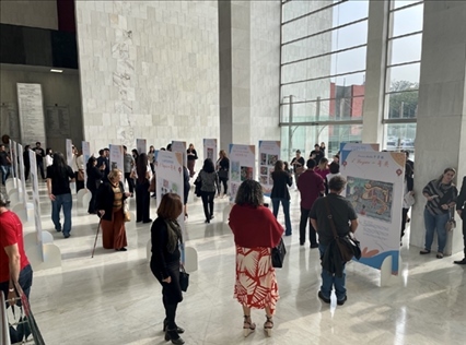 獲獎(jiǎng)作品展現(xiàn)場(chǎng)。中國(guó)駐圣保羅總領(lǐng)館供圖