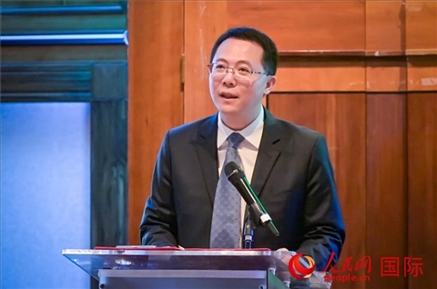 吳文海致辭。人民網(wǎng) 郭錦標(biāo)攝