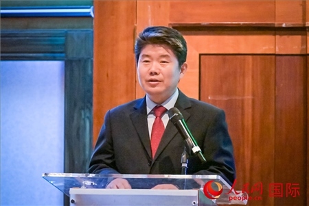 李立言致辭。人民網(wǎng) 郭錦標(biāo)攝