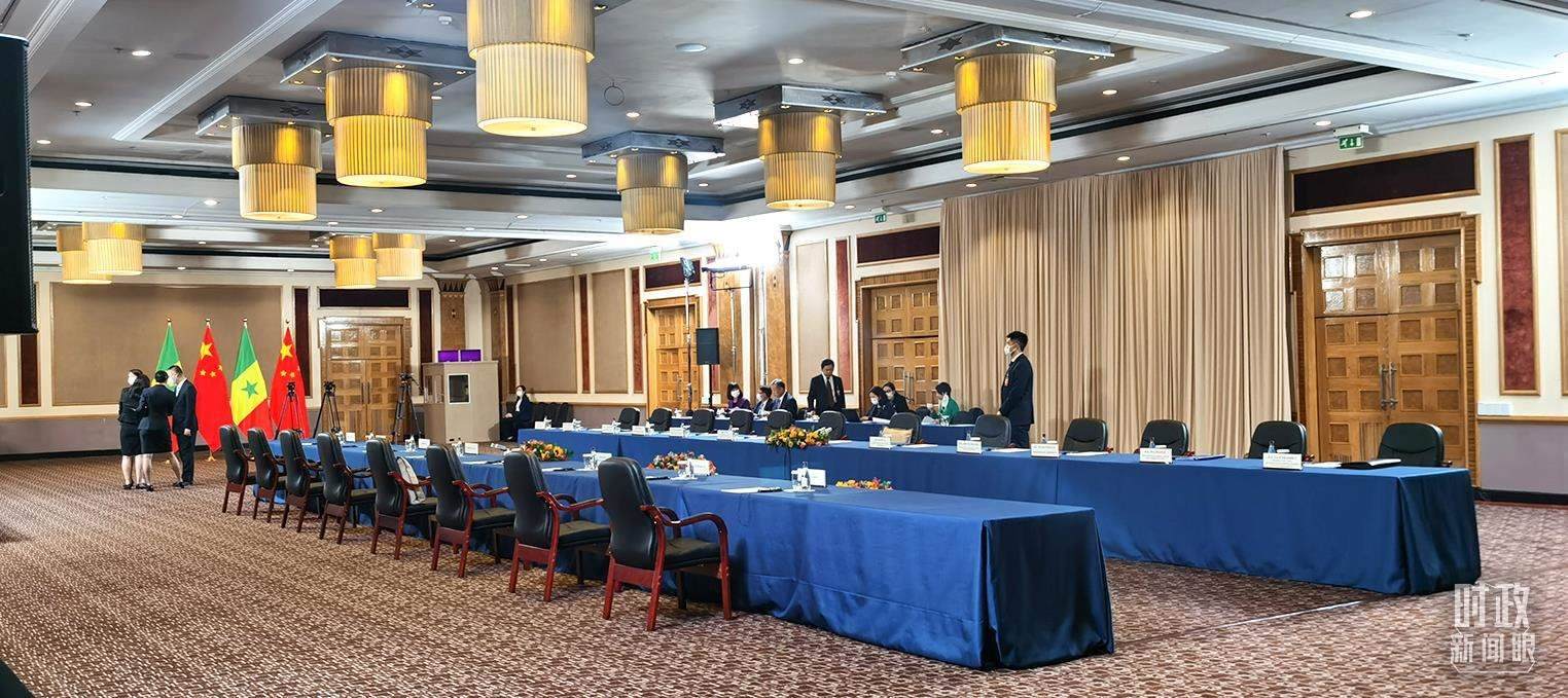 △23日下午，4場會見在這里舉行。（總臺央視記者郭鴻拍攝）