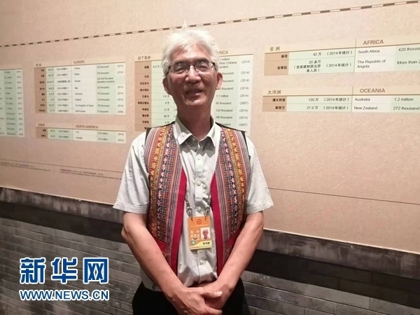 玻利維亞科恰班巴華人總會會長曾鴻雁。新華網(wǎng)記者 侯強 攝