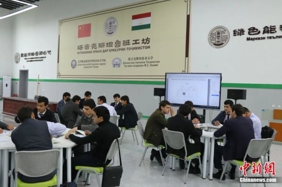 2023年4月，位于杜尚別的塔吉克斯坦魯班工坊課堂。張碩 攝