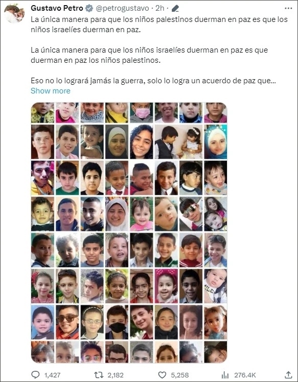 巴以爆發(fā)新沖突后，他再指西方“雙標(biāo)”