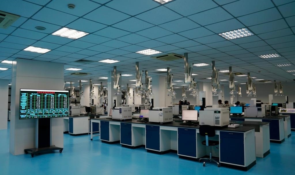 近日拍攝的公司檢驗計量中心。新華社記者 胡晨歡 攝