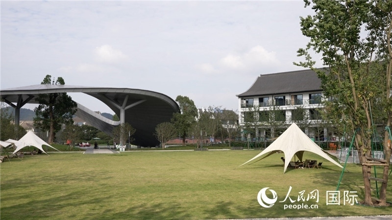 安吉露營(yíng)地。人民網(wǎng) 彭昱凱攝