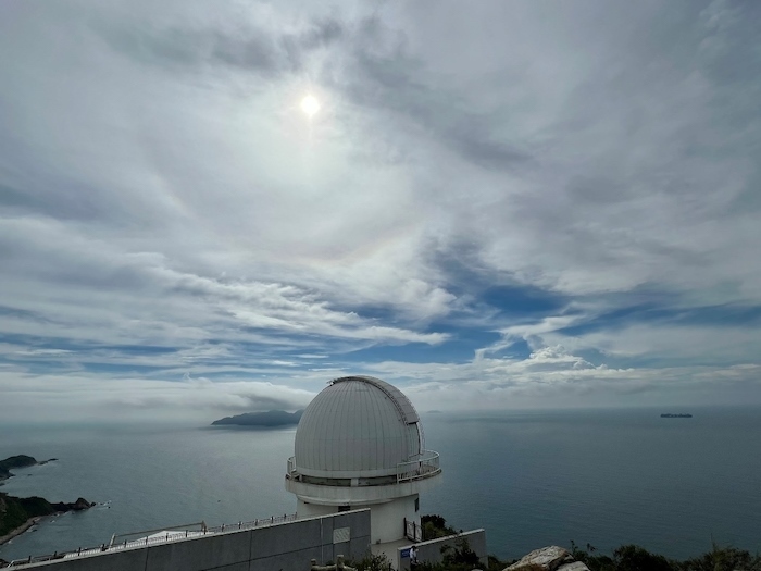 天文樓太陽望遠(yuǎn)鏡圓頂。人民網(wǎng)高清揚(yáng)攝