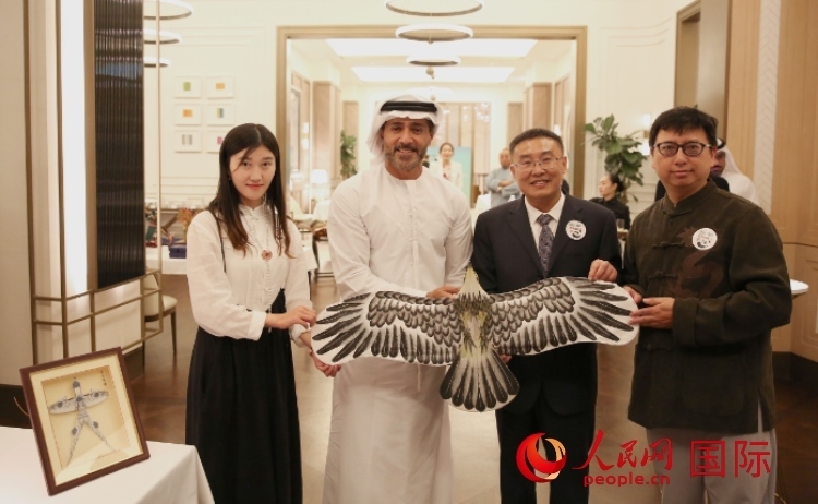 非遺展示。人民網(wǎng) 塔里克·易卜拉欣攝