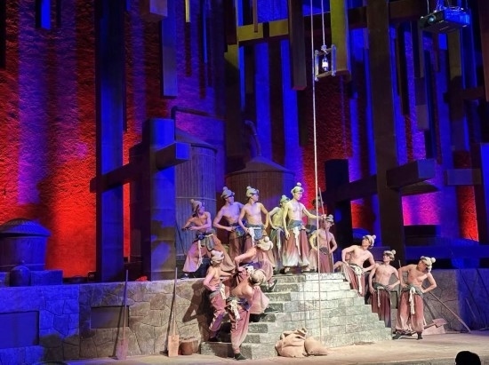 《天釀》演出場(chǎng)景。本報(bào)記者劉書文攝