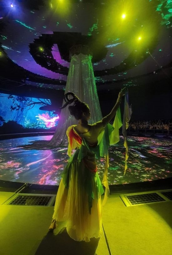 《天釀》演出場(chǎng)景。本報(bào)記者常雯宜攝