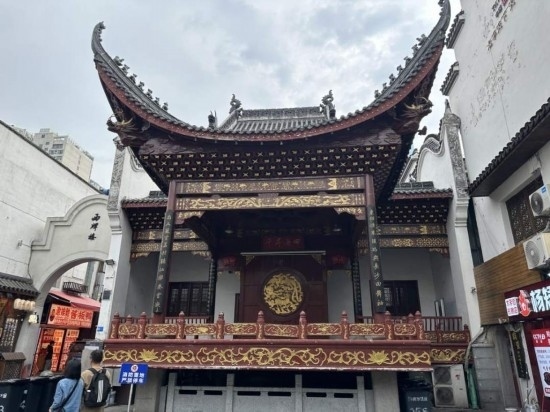 10月25日，長沙太平老街一角。（本報記者 劉書文攝）