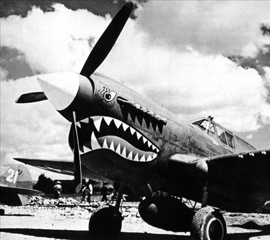 陳納德組織的美國志愿航空隊(duì)“飛虎隊(duì)”駐扎在芷江機(jī)場（資料照片）。新華社發(fā)