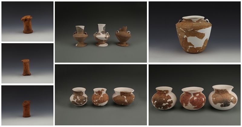 龜山遺址出土陶器。國家文物局供圖