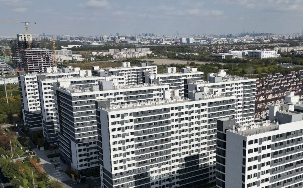 社區(qū)外景（無人機照片）。