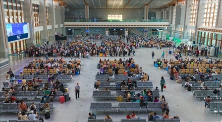 大量旅客乘坐中老鐵路出行。主辦方供圖