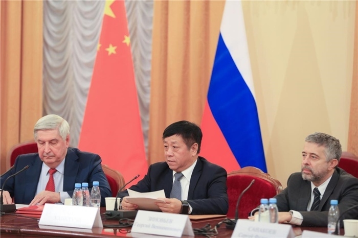 張漢暉大使致辭。駐俄羅斯使館供圖