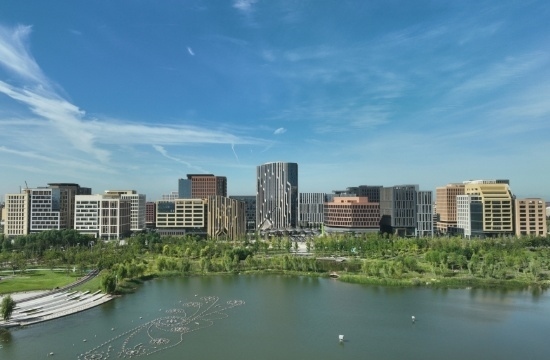 雄安新區(qū)容東片區(qū)。人民網(wǎng)記者 李兆民攝