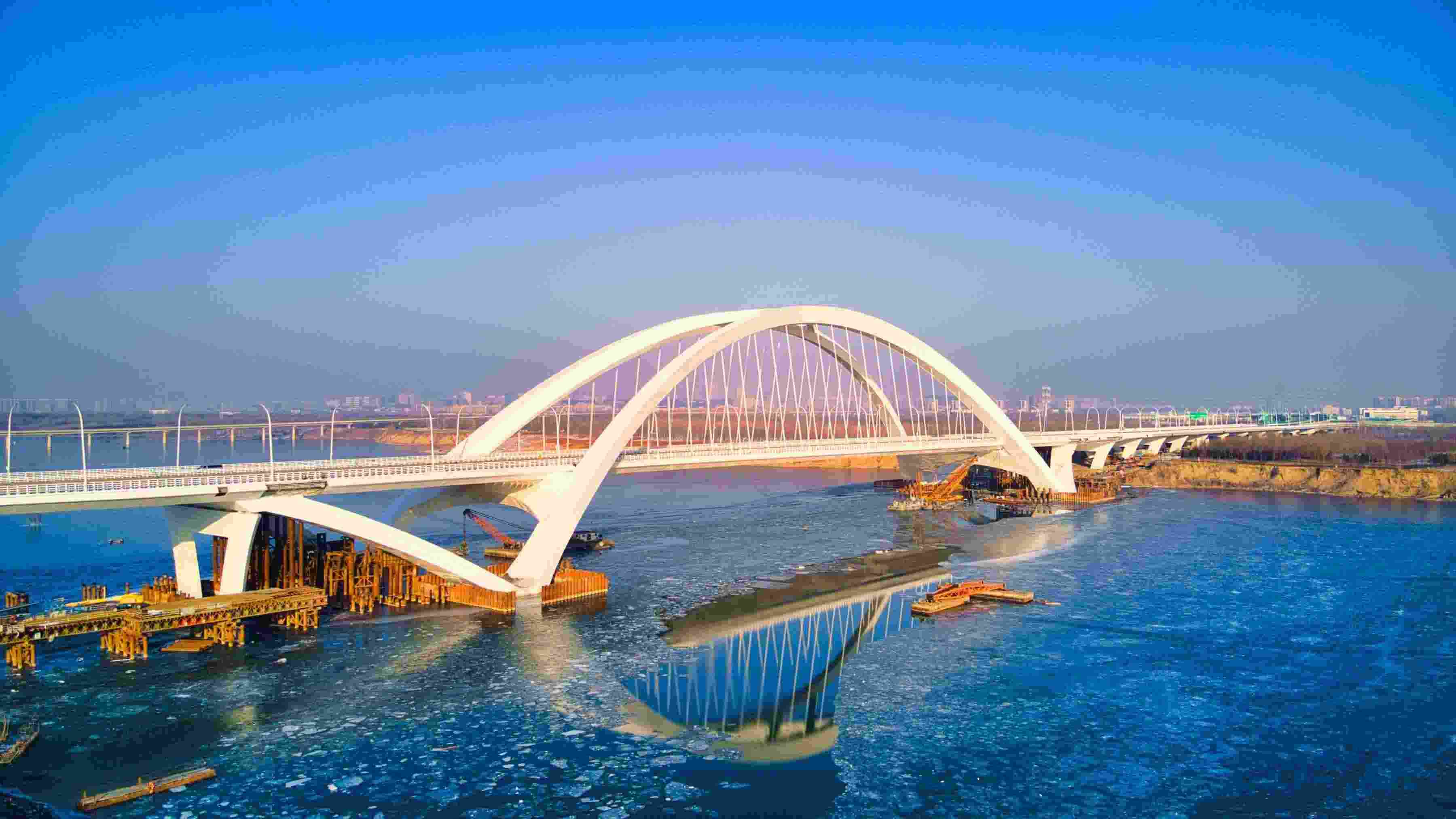 開通后的京雄大橋。受訪方供圖