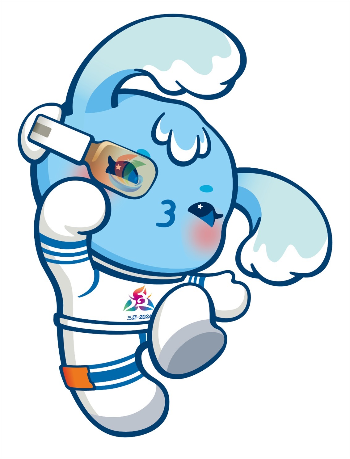 第十二屆全國(guó)少數(shù)民族傳統(tǒng)體育運(yùn)動(dòng)會(huì)吉祥物“吉貝”。第十二屆全國(guó)少數(shù)民族傳統(tǒng)體育運(yùn)動(dòng)會(huì)組委會(huì)供圖