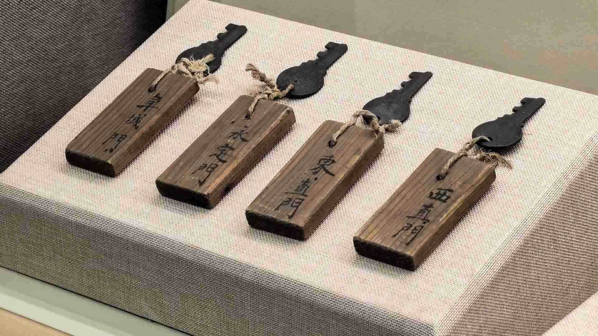 △北平城門鑰匙。（總臺央廣記者潘毅拍攝）