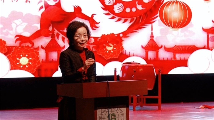 沈敏娟致辭。駐蒙古使館供圖