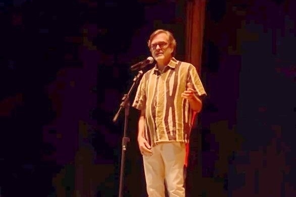 累西腓市政府代表、文化局長梅洛在活動(dòng)中致辭。中國駐累西腓總領(lǐng)館供圖