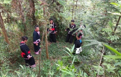 “瑤老”人民調(diào)解員翻山越嶺開(kāi)展現(xiàn)場(chǎng)調(diào)解。