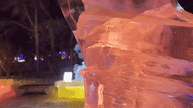 哈爾濱兆麟公園龍年冰燈