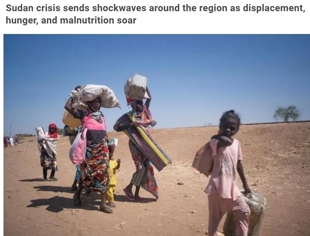 糧食危機(jī)、營養(yǎng)不良、霍亂 蘇丹人道主義危機(jī)嚴(yán)重