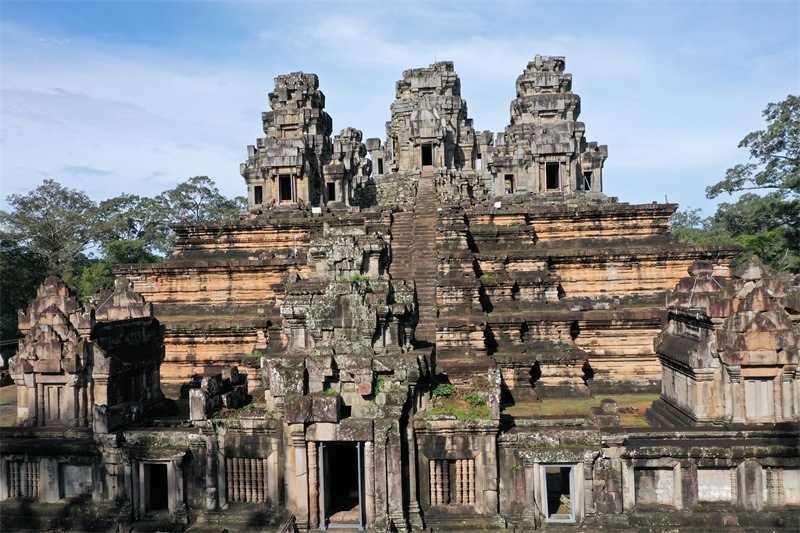 吳哥古跡內(nèi)的茶膠寺。中國(guó)文化遺產(chǎn)研究院 袁濛茜供圖