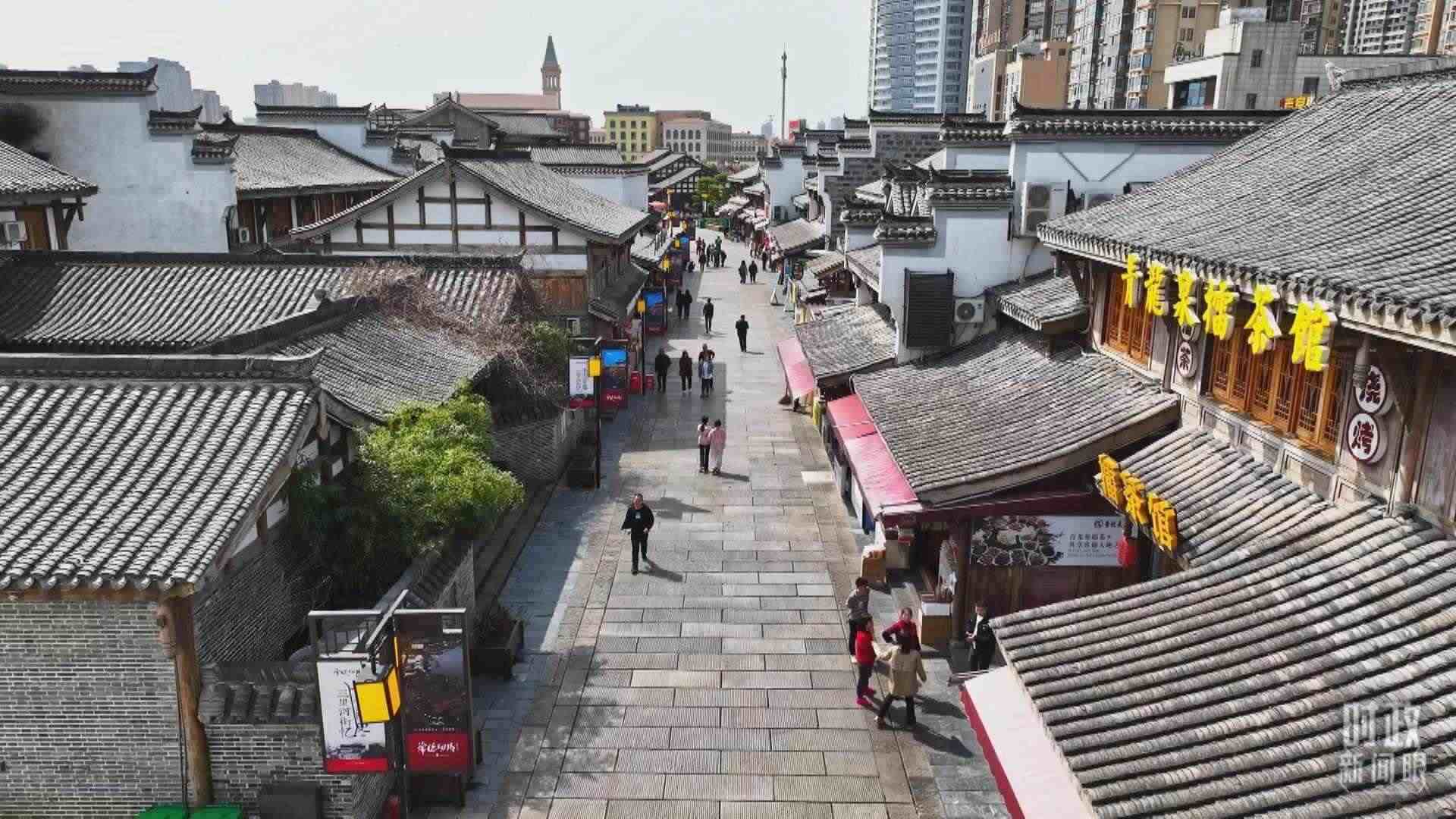 △常德河街。（總臺記者姚鵬、溫盛強拍攝）