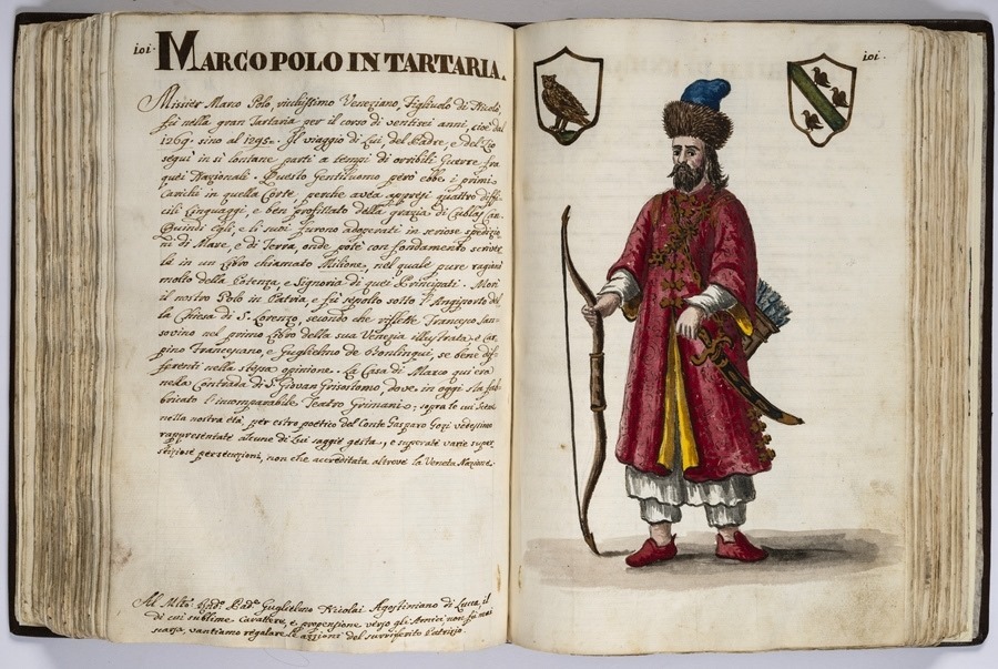 “馬可·波羅的世界”展覽的部分展品。威尼斯市立博物館基金會供圖