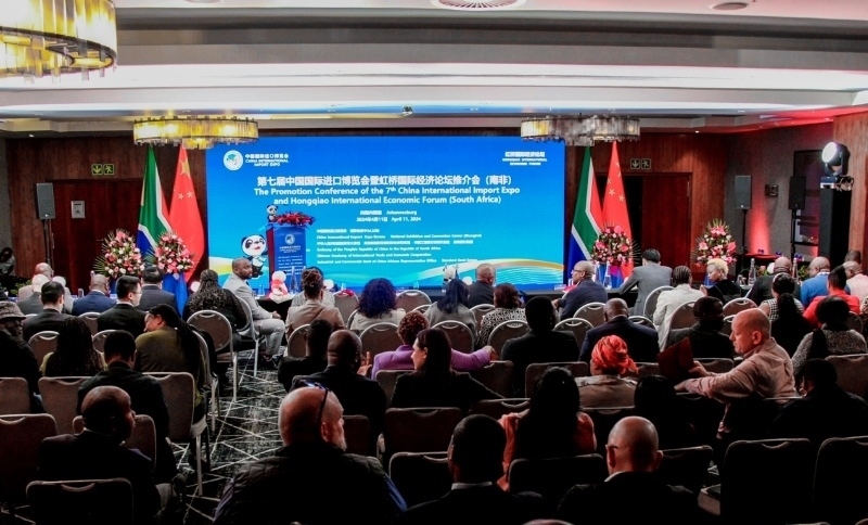 現(xiàn)場(chǎng)照片。（圖片來(lái)源：中國(guó)國(guó)際進(jìn)口博覽會(huì)官微）