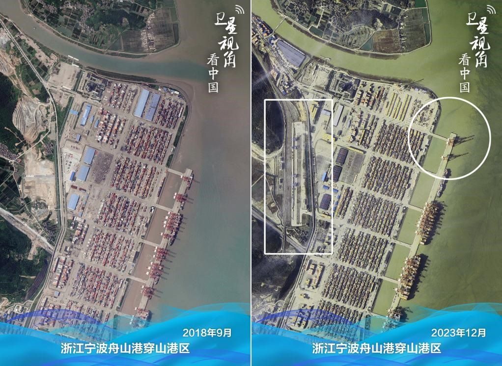 浙江寧波舟山港穿山港區(qū)新建1個(gè)泊位及鐵路穿山港站。