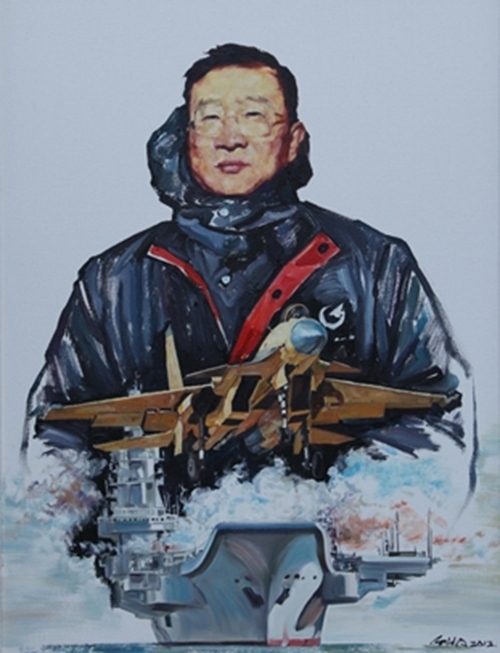 《羅陽》油畫。校方供圖