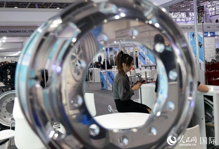 展會場景。人民網(wǎng)記者 管克江攝