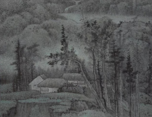 王秦生畫作《晨寂》。主辦方供圖